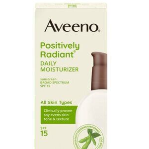 $10 When Bundled - 60% Off Retail - Aveeno Positively Radiant Daily Moisturizer